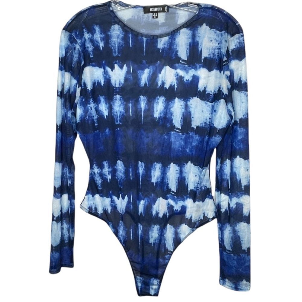 Missguided Bodysuit Blue